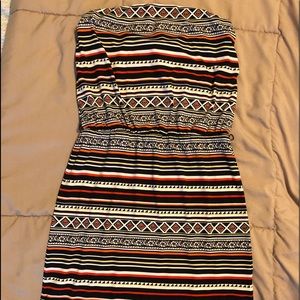 WHBM Strapless mini dress